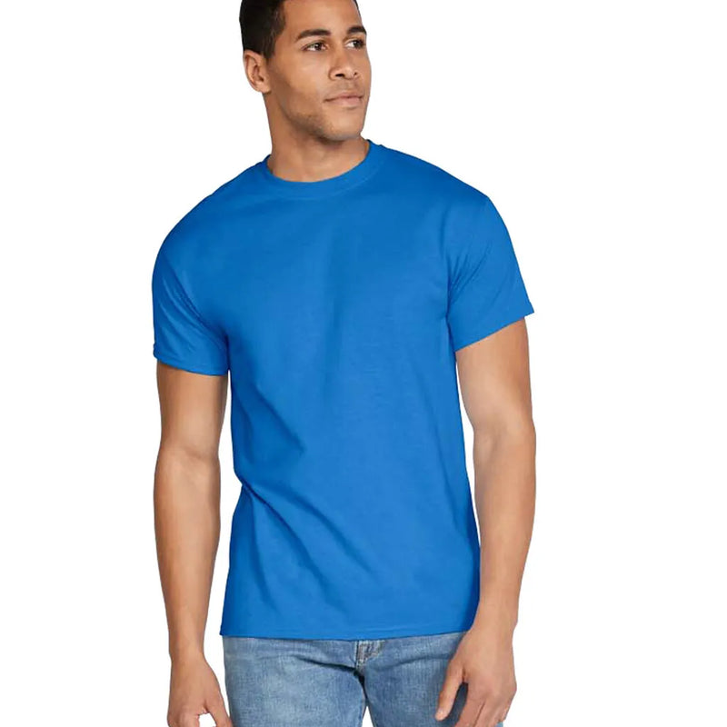 Gildan 8000 DryBlend Cotton Poly Shirt - Royal, Moisture Wicking, Classic Fit (1 Shirt)