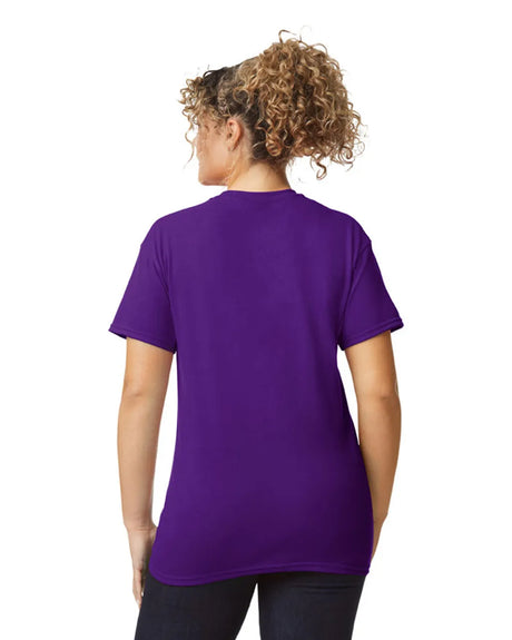 Gildan 8000 DryBlend Cotton Poly T-Shirt Fabric - Team Purple, Moisture-Wicking, Classic Fit (1 Piece)