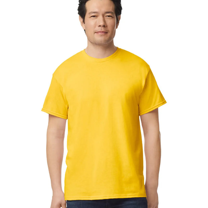 Gildan 8000 DryBlend Cotton Poly Fabric - Daisy, Moisture-Wicking, Classic Fit (1 Shirt)