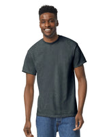 Gildan 8000 DryBlend Cotton Poly Fabric - Dark Heather, Moisture-Wicking, Classic Fit (1 Shirt)
