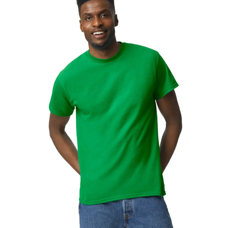 Gildan 8000 DryBlend Cotton Poly Shirt - Irish Green, Moisture-Wicking, Classic Fit (1 Unit)