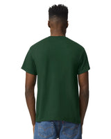 Gildan 8000 DryBlend Cotton Polyester Fabric - Sport Dark Green, Moisture-Wicking, Classic Fit (1 Shirt)