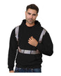 Bayside Unisex USA-Made High Visibility Hooded Sweatshirt