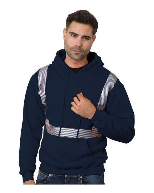 Bayside Unisex USA-Made High Visibility Hooded Sweatshirt
