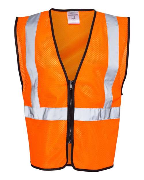 Zippered Mesh Economy Class 2 Vest