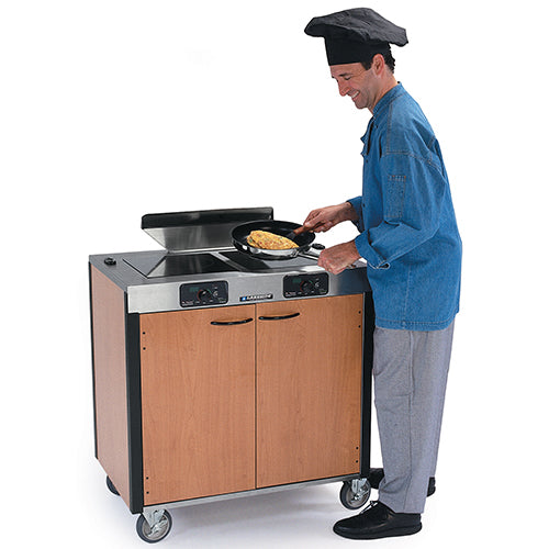 Lakeside Creation Express Mobile Induction Cooking Station w/Filter - 2 Stove