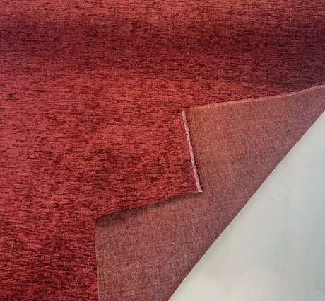 Carson Wine Soft Chenille Backed Upholstery Fabric - Wine, Taupe, Black, 56" Width (1 Yard)