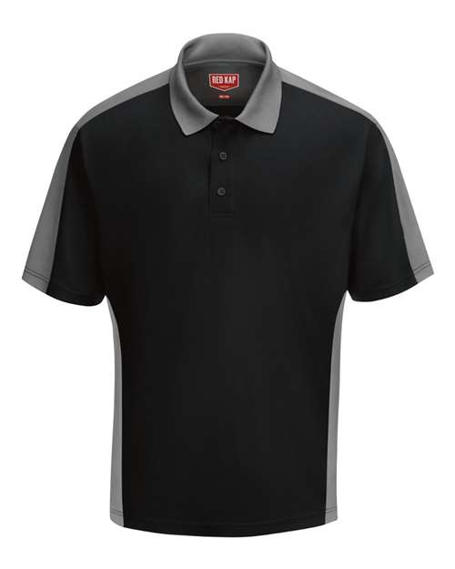Red Kap Men's Performance Knit Two-Tone Polo