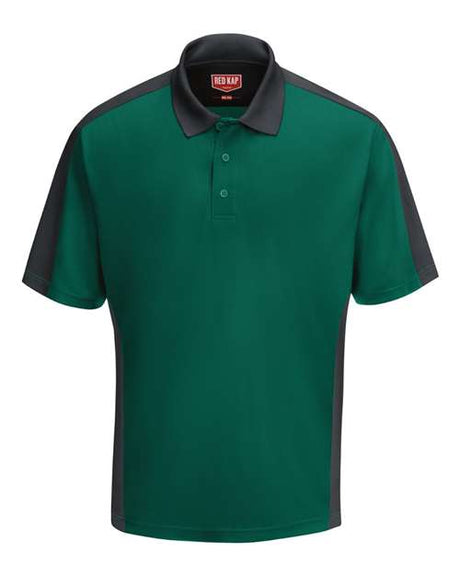 Red Kap Men's Performance Knit Two-Tone Polo