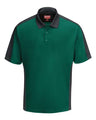 Red Kap Men's Performance Knit Two-Tone Polo