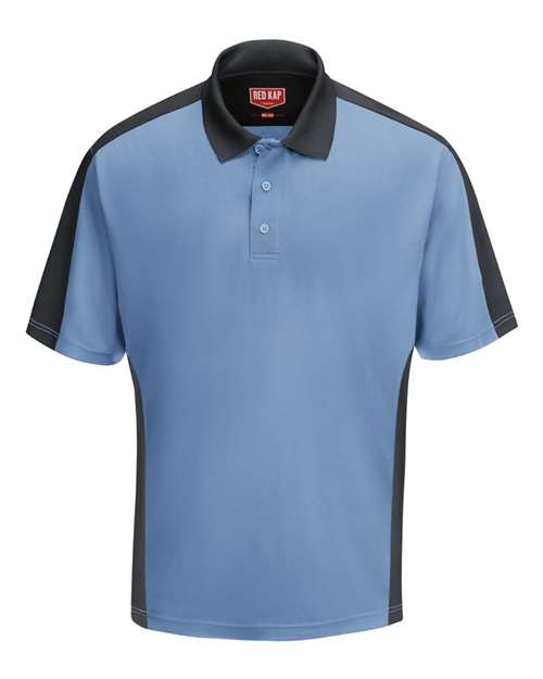 Red Kap Men's Performance Knit Two-Tone Polo