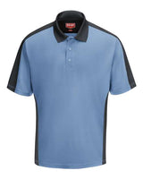Red Kap Men's Performance Knit Two-Tone Polo