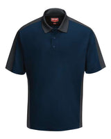 Red Kap Men's Performance Knit Two-Tone Polo