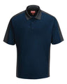 Red Kap Men's Performance Knit Two-Tone Polo