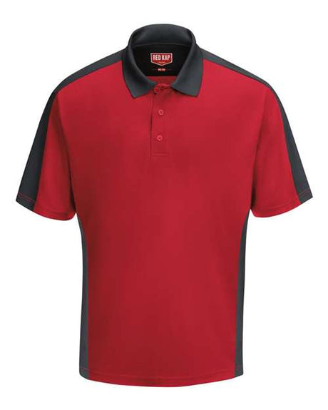 Red Kap Men's Performance Knit Two-Tone Polo