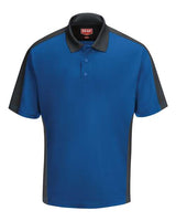 Red Kap Men's Performance Knit Two-Tone Polo