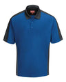 Red Kap Men's Performance Knit Two-Tone Polo