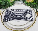 Sample Faux Linen Dinner Napkin 20x20 Fractal