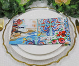 Faux Linen Dinner Napkins 20x20 Tuscany