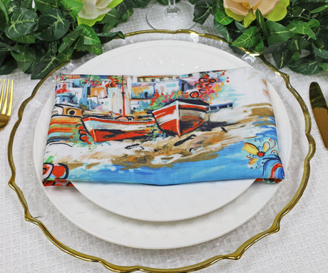Faux Linen Dinner Napkin Sample 20x20 Tuscany
