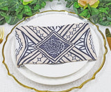 Faux Linen Dinner Napkins 20x20 Baroque