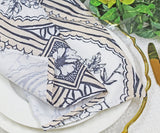 Faux Linen Dinner Napkin Sample