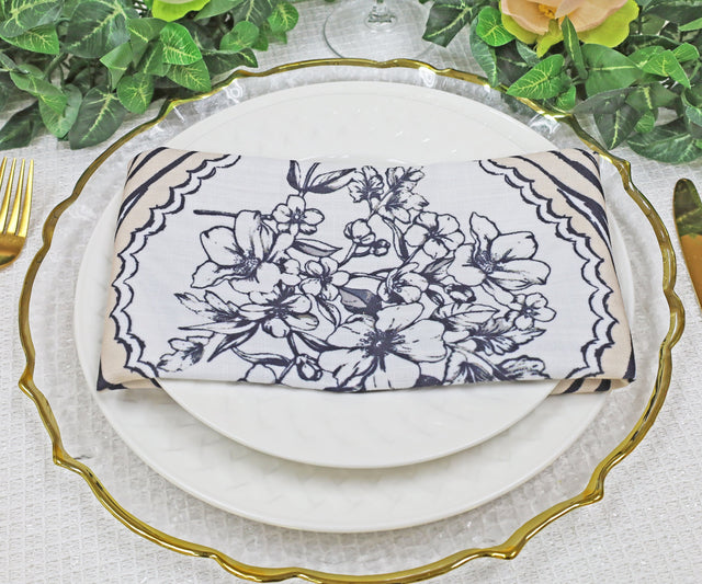Faux Linen Dinner Napkin Sample
