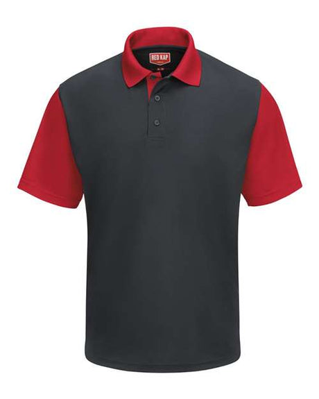 Red Kap Men's Performance Knit Color-Block Polo