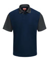 Red Kap Men's Performance Knit Color-Block Polo