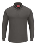 Red Kap Men's Long Sleeve Performance Knit Polo