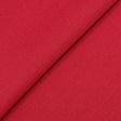 Machine Washable Red Gabardine Wool Blend Fabric - Red Solid, 58/60" Width