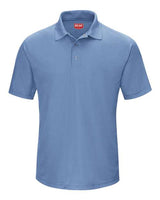 Red Kap Men's Performance Knit Gripper-Front Polo