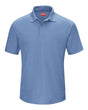 Red Kap Men's Performance Knit Gripper-Front Polo