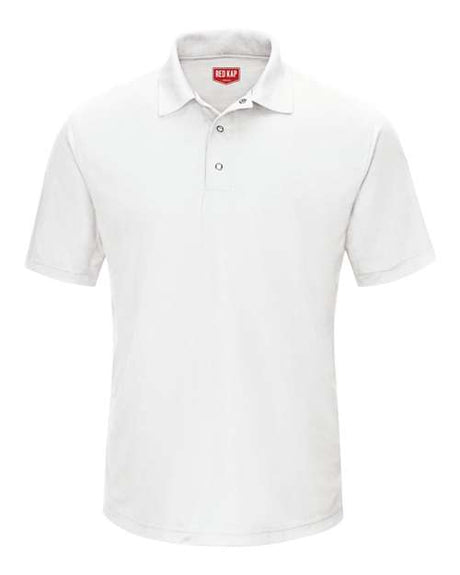 Red Kap Men's Performance Knit Gripper-Front Polo