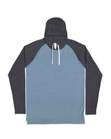 Fine Jersey Hooded Long Sleeve Raglan T-Shirt