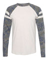 LAT Unisex Fine Jersey Mash Up Long Sleeve Tee