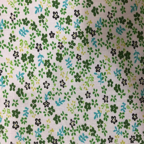 Small Floral Print Poly Cotton Fabric - Small Floral, 59" Width (1 Yard)