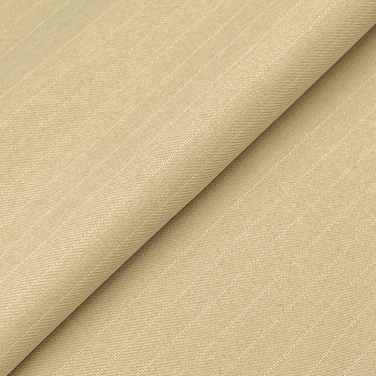 Tan Vegan 1/4" Stripe Polyester Fabric - Tan Stripe, 60" Width