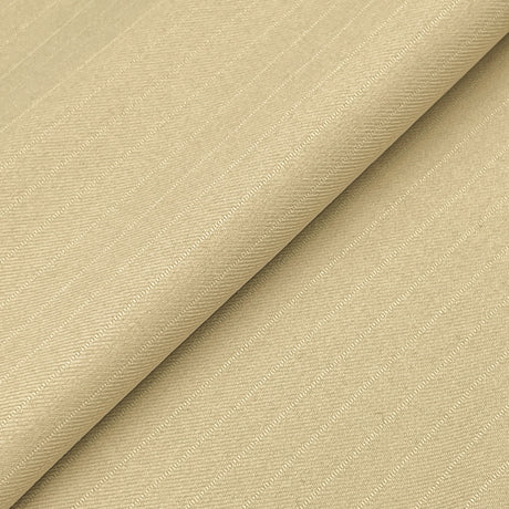 Tan Vegan 1/4" Stripe Polyester Fabric - Tan Stripe, 60" Width