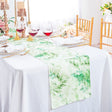 Faux Linen Table Runner 13x108 Verdure