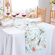 Faux Linen Table Runner 13x108 Arboreal
