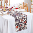 Faux Linen Table Runner 13x108 Burnt Sienna