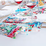 Faux Linen Table Runner 13x108 Tuscany
