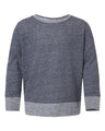 Youth Harborside Mélange French Terry Long Sleeve with Elbow Patches