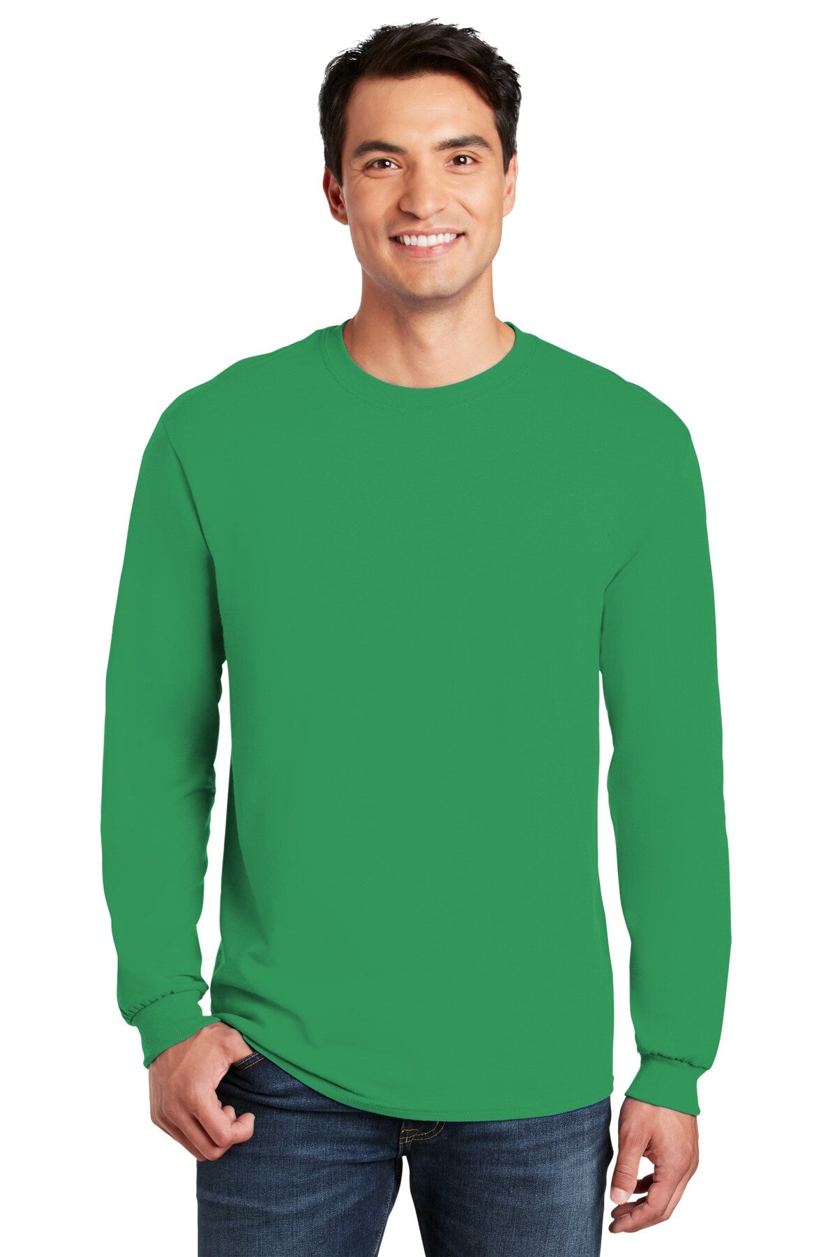 Gildan® Heavy Cotton Crewneck Long Sleeve T-Shirt