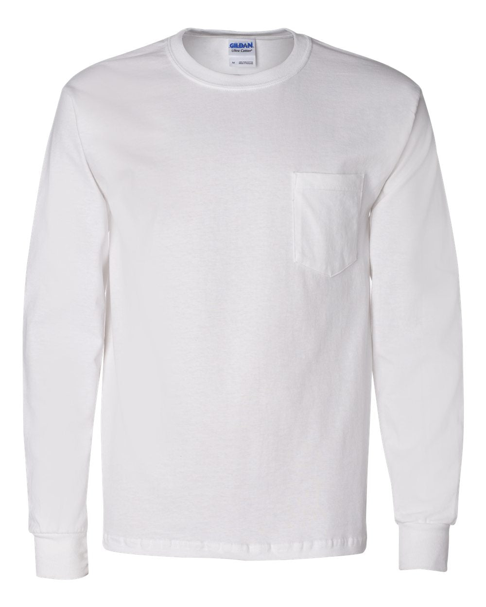 Gildan® Classic Fit Long Sleeve Crewneck Pocket T-Shirt