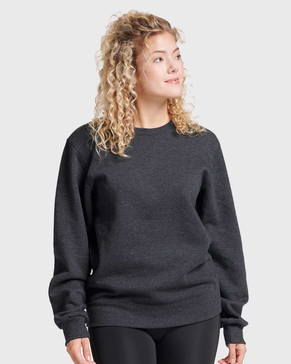 JERZEES® Ring-Spun Crewneck Long Sleeve Sweatshirt