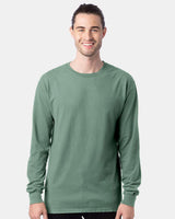 ComfortWash by Hanes® Garment-Dyed Long Sleeve Crewneck T-Shirt