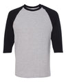Gildan® Heavy Cotton Raglan Crewneck Three-Quarter Sleeve T-Shirt