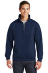JERZEES® NuBlend 1/4-Zip Cadet Collar Sweatshirt